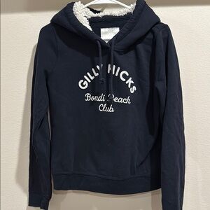 Gilly Hicks Black Hoodie with Pullover Style and Soft Texture